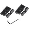 Paike 2PCS 11mm a Coda di Rondine a 20mm Picatinny/Weaver Low PRO Adattatore per Binario a Scatto