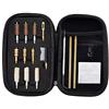 BOOSTEADY Kit Pulizia Pistola .357/.38/9mm.40.45 Calibro Kit Pulizia Arma Jag Spazzola in Ottone e Mocio in Cotone