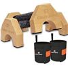 CRAZYROPE Parallele Calisthenics, 14 in 1 Parallele in Legno Parallele Basse, Push Up Bar per Flessioni, Crossfit e Steet Workout, Palestra Corpo Libero, Fitness