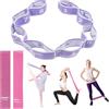 DYMHQ Fascia Stretching Yoga Multifunzionale, Multi-Loop Alte Elastico Yoga Fasce di Resistenza Regolabili, Fascia Fitness con 8 Passanti per Snellisce Braccia Solleva Glutei