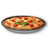 NAMAI Teglia Pizza Rotonda 32CM, Teglia Pizza Antiaderente, Alluminio, Rivestimento Antiaderente, Design Effetto Pietra, Teglia per Pizza Professionale (TEGLIA PIZZA ROTONDA, 32CM ROTONDA)