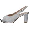 Valleverde Sandali Argento 28345 (28345, Sistema Taglie Calzature EU, Adulto, Donna, Numero, Media, 35)