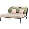 Vincent Sheppard - Lettino prendisole doppio Kodo - Beige - Tessuto per esterni - Designer Studio Segers