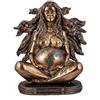 DRW Figura della Madre Terra simboleggia la fertilità, il sostentamento e l'equilibrio della natura in resina dipinta a mano 30 cm