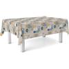 Martina Home Tovaglia in tela cerata Cuisine blu 140 rotonda