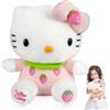 Xingsky Cat Plush, Hello Kitty, peluche da 30 cm, Cat Plushie Kawaii, per bambini, ragazze, adulti, compleanni, Natale, feste, fragole