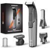 MAXGROOM Rasoio elettrico per barba da uomo, 3 in 1, rasoio elettrico per barba, parti private, kit per toelettatura da uomo