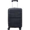 Before by Luigi Benetton Trolley rigido bagaglio a mano, approvato dalla maggior parte delle compagnie aeree low cost, 55 cm, ESPANDIBILE!! Misure 55 x 38 x 23 cm Marchio Originale Pierre Cardin (NERO)