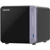 QNAP TS-432X-4G server NAS e di archiviazione Tower Alpine Alpine AL-524 4 GB DDR4 QNAP QTS Nero