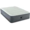 Intex Materasso matrimoniale autogonfiante intex airbed dura-beam premaire i colore grigio chiaro e pompa integrata, 152x203x46 cm - cod. 64906nd