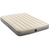 Intex Materasso matrimoniale gonfiabile intex airbed dura-beam single-high crema 152x203x25 cm - cod. 64103