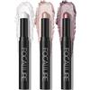 Anglicolor Ombretto Occhi Stick Matte,Ombret Ti In Crema Stick Lunga Durata, Lmpermeabile， Liscio,Senza Pieghe, Creare Glitter Trucco Occhi (01 02 03)