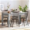 homiuse Tavolo da Pranzo Grigio Sonoma 140x74,5x76 cm Legno Multistrato Tavolo da Cucina Minimalista Tavolo da Sala da Pranzo Varie Applicazioni Tavolo da Bistrot Tavolo da Ristorante Buffet