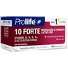 Prolife - 10 Forte, Integratore con 10 Miliardi di Probiotici per Flaconcino, Ricco di Fermenti Lattici e Vitamine del Gruppo B, 10 Flaconcini da 8 ml