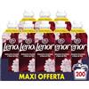 Lenor Ammorbidente Lavatrice Concentrato, 200 Lavaggi (8X525), Gelsomino Scarlatto, Freschezza Di Lunga Durata E Morbidezza Di Origine Vegetale, Lenzuola Profumate Fino A 1 Settimana