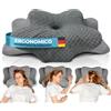 Glückstoff® Cuscino Memory Foam [PER TUTTE LE POSIZIONI DI SONNO] - Cuscino Ergonomico Memory Foam - Morbido Cuscino per Testa e Collo - Cuscino Letto Traspirante con Fodera in Bambù - Neck Pillow