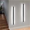 ZMH Led Lampada Parete Interna Nero - 100cm Illuminazione Parete Soggiorno