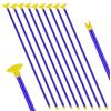 GZqiancang 20 Pezzi Frecce Ventosa di Ricambio Giocattolo,42cm Frecce A Ventosa per Bambini, Giochi di tiro per Ragazzi, allenamenti di tiro con L'Arco(Blu)