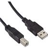 AISENS Cavo USB 2.0 Stampante. Tipo A/M-B/M. Nero. 1,8 m