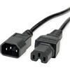 VALUE Cavo di alimentazione IEC320/C14 maschio - presa C15, nero, 1 m