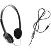 Karma HP 1119M Cuffia stereo con microfono, nero