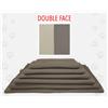 Nasonero Tappetino per Animali h.1 cm Double Beige / Marrone, 5-103x70cm