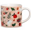 HP ITALIA Srl Neavita Happy Fruits Mug Tazza in Ceramica Rosa