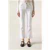 Calzedonia Jeans A Zampa Cropped Bianco