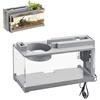 BONJUME Set Completo Per Acquario Da Tavolo, Mini Set Iniziale Per Acquario Acquario Da Tavolo Silenzioso Con Pompa Dell'acqua, Set Completo Per Acquario Piccolo Led Per Gamberi Pesci Rossi Tartarughe