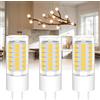noobibaba GY6.35/G6.35 Lampadine LED 12V 4W, bianco caldo 3000K, ricambio 35W GY6.35/G6.35 alogena per luce percorso orizzontale, lampada a sospensione da cucina, non dimmerabile, 3 pezzi