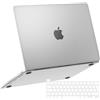 NPUOLS Custodia Protettiva per MacBook Pro 13 Pollici Cover M2 M1 2023-2020 Modello A2338 A2289 A2251,Come il Colore Originale,Ultra Sottile Cover Rigide e EU Tastiera Cover,Matte Trasparente