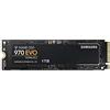 Samsung Memorie MZ-V7E1T0 970 EVO SSD Interno da 1 TB, Pcle NVMe M.2