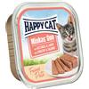 Happy Cat Minkas Duo Paté Umido per gatto - 16 x 100 g Pollame & Salmone