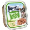 Happy Cat Minkas Duo Paté Umido per gatto - 16 x 100 g Pollame & Agnello