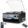 DIGITNOW Giradischi in Vinile Bluetooth Giradischi USB Mp3 E Funzione Di Codifica Classic