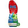 Pril Excellence Duo Gel, Detersivo lavastoviglie Gel, Azione Sciogligrasso, Formato singolo da 45 Lavaggi