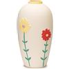 PALAIS ROYAL Vaso Decorazione Fiori 15x27cm Color Avorio Ceramica
