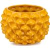PALAIS ROYAL Vaso Porta Piante Mezza Pigna 35x24cm Ambra Ceramica