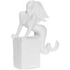 CHRISTEL by Sommer Figura Statuetta Zodiaco Capricorno 19cm Bianco Porcellana