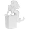 CHRISTEL by Sommer Figura Statuetta Zodiaco Capricorno 19cm Bianco Poliresina