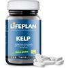 LIFEPLAN Kelp Integratore Iodio Naturale - 300 Compresse Vegan da Alga Marina con Potassio e Calcio - Integratore Alimentare Senza Glutine e Lattosio