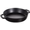 Staub Pans Padella con 2 maniglie - 26 cm, ghisa, Nero opaco