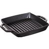 Staub Grill Pans Bistecchiera quadrata - 23 cm, Nera