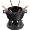 Staub Specialities 10-pz., Set per fonduta, nero