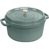 Staub La Cocotte Cocotte rotonda - 28 cm, eucalipto