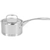 Demeyere Atlantis 7 Casseruola con manico con coperchio - 14 cm, 18/10 acciaio inossidabile