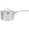 Demeyere Atlantis 7 Casseruola con manico con coperchio - 18 cm, 18/10 acciaio inossidabile