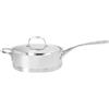 Demeyere Atlantis 7 Tegame con coperchio - 24 cm, 18/10 acciaio inossidabile