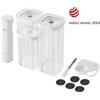 ZWILLING Fresh & Save CUBE CUBE Starter set per sottovuoto, S / 6-pz., transparente-bianco