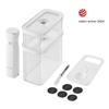 ZWILLING Fresh & Save CUBE CUBE Starter set per sottovuoto, M / 5-pz., transparente-bianco